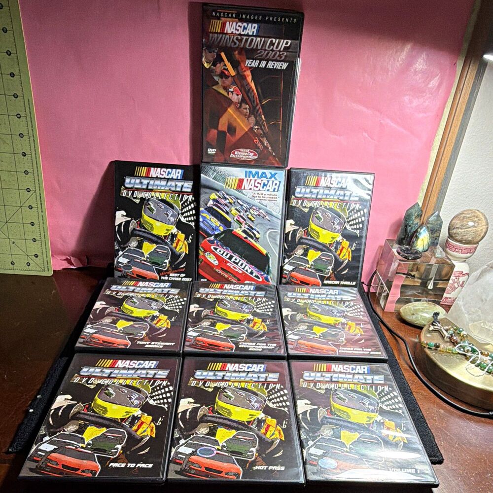 NASCAR Ultimate DVD Collection Lot of 10, including Winston Cup 2003 Year Review